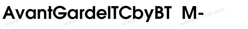 AvantGardelTCbyBT  M字体转换